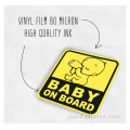 Car Window Stickers Custom Car Stickers Safety Warning Label Supplier